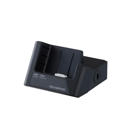Image of Olympus CR-21 Black Docking Station for DS-9500, DS-9000, DS-7000, DS-3500 with USB, LAN, Ethernet, Hands-free Dictation, Fast Charging