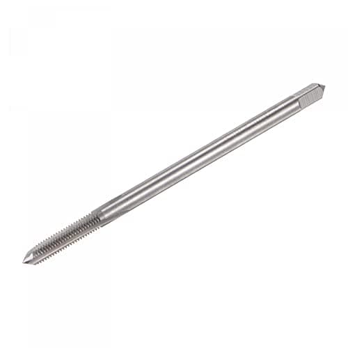 Image of sourcing map Thread Milling Taps, 1/4-20 UNC High Speed Steel (HSS) 3 Straight Flutes Machine Screw Thread Threading Tap, 4" Length (Extra Long)