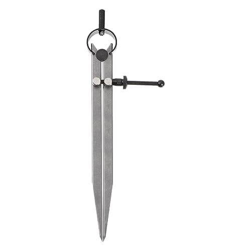 Image of sourcing map Spring Joint Caliper 8 inch / 200mm Adjustable Spring Divider Caliper with Solid Nut for Metalworking Geometry Drawing Woodworking, Flat Leg