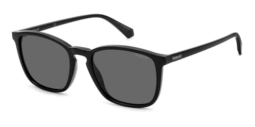 Image of Polaroid Pld 4139/s 807/M9 BLACK Sunglasses Unisex Polycarbonate, Standard, 19