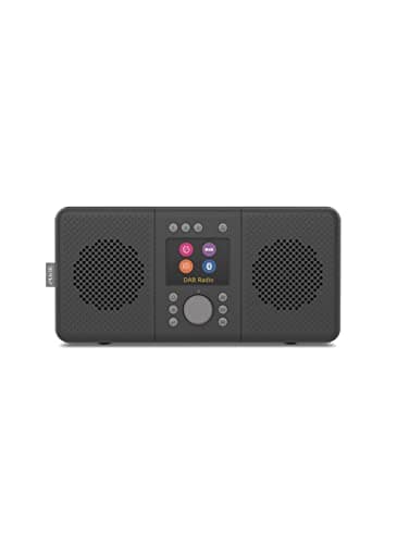 Image of Pure ELAN CONNECT+ All-In One Internet Radio with Bluetooth 5.0 (DAB/DAB+ and FM, TFT Display, Preset Buttons Support, Music Streaming, Podcast, Battery Usage, USB), Charcoal