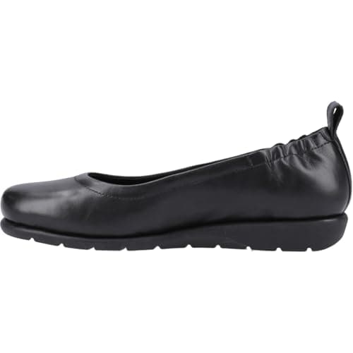 Image of Hush Puppies Female Skylar Ballerina, Black,3