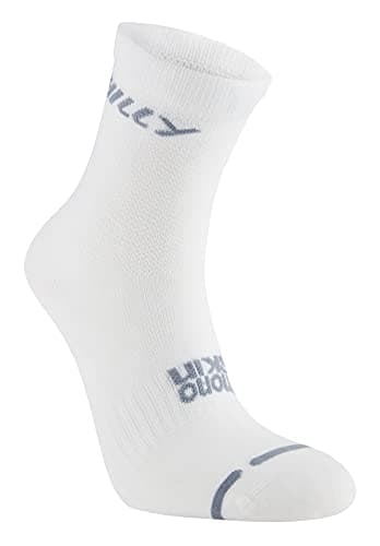 Image of Hilly Unisex Active - Anklet Zero Cushioning, Running Sock, White/Grey, M UK