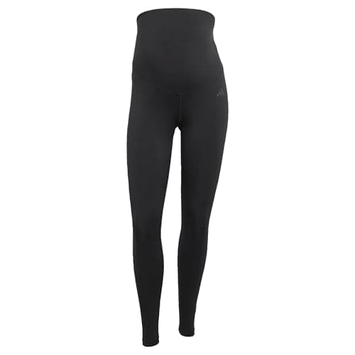 Image of adidas Women's Optime Essentials Workout Full Length Leggings Maternity, Black, S