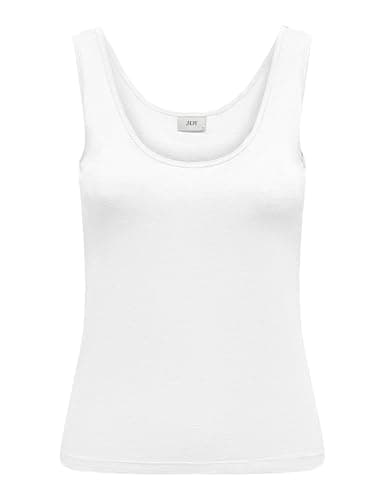 Image of JdY Women's Jdymila S/L JRS Tank Top, White, M