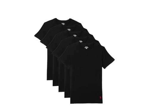 Image of POLO RALPH LAUREN - 5 pack wicking fitted undershirt, Polo Black/Rl2000 Red Pony Player, G