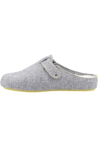 Image of Hush Puppies Women's Good Slipper Buckle, Grey, 5 UK