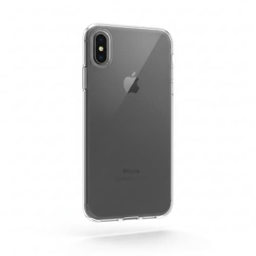 Image of Betron Phone Case compatible with iPhone X, Slim Lightweight TPU, Shockproof, Raised Edges Clear