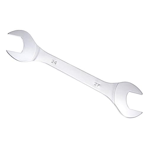 Image of CoCud Thin Open End Wrench, Metric 24mm x 27mm, Double Ended Slim Wrench - (Applications: for Thin Nuts, Narrow Spaces), 1-Pieces