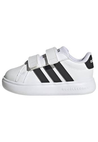 Image of adidas Unisex Baby Grand Court 3.0 Bubble Shoes Infants, FTWR White/core Black/FTWR White, 6.5 UK Child