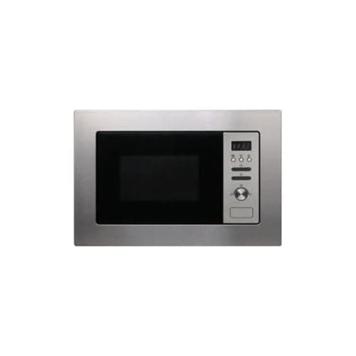 Image of Cookology BM20LIX Built-in Integrated 20 Litre Microwave Oven, 24.5cm Turntable with Autocook Menu, Auto Defrost Function and a Child Lock - in Stainless Steel