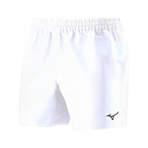 Image of Mizuno Authentic Rugby Short M Men's Shorts, Mens, Shorts, 32EB8A11, White, L
