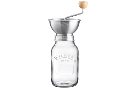 Image of Kilner Sauce Press Jar Set With 1 Litre Preserve Storage Jar