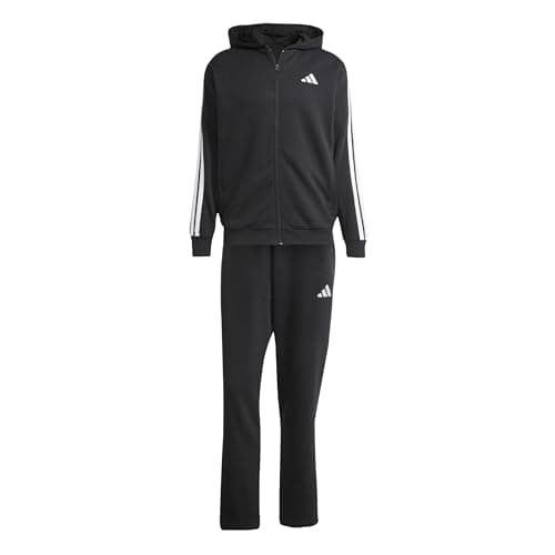 Image of adidas Men's COLORBLOCK HOODED TRACKSUIT, black/white, L