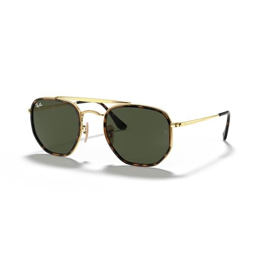 Image of Ray-Ban Unisex 0rb3648m Sunglasses, Black (Gold), 52 UK
