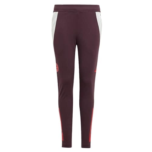 Image of adidas Kids Bayern Tiro 24 Training Tracksuit Bottoms Maroon/Red 11-12 Years