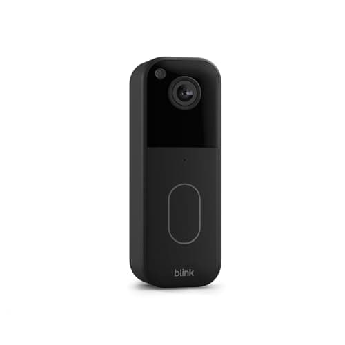 Image of Blink Video Doorbell | Add-on | Head-to-toe HD view, two-year battery life, simple setup, IP65 | Works with Alexa | Required Sync Module not included – (Black)