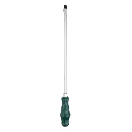 Image of sourcing map SL8 Flat Head Screwdriver 15.7" Magnetic Demolition Slotted Screwdrivers 11.8" CR-V with Ergonomic Handle for DIY Repairing, Green