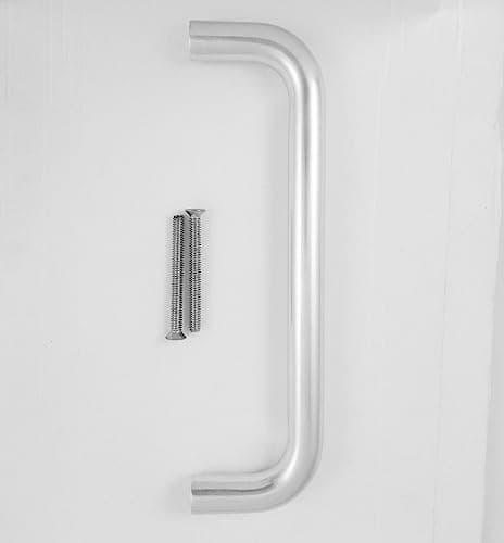 Image of D Shape Aluminium Pull Handle Bolt Through 19mm x 225mm