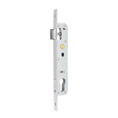 Image of Stainless Steel Mortice Sash Lock, 85MM Center 20MM Backset Door Lock for Internal and External Doors, Satin Nickel Frame Mortice Deadlock for Home and Workplace