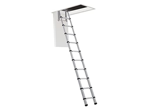 Image of Zarges ZARTELOFT288 2.88 m Loftmaster Telescopic Ladder - Silver