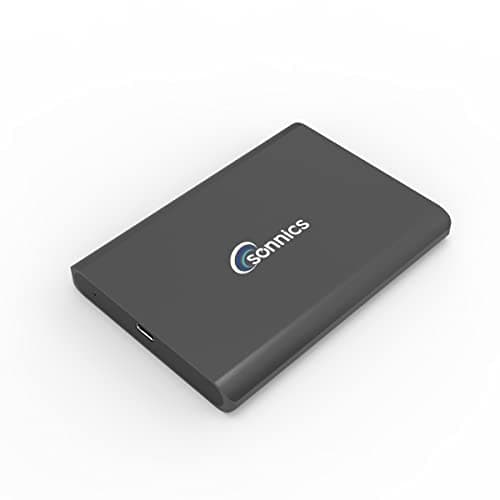 Image of Sonnics 256GB Black USB 3.1 Gen 2 USB Type-C External Solid State Drive (Portable SSD) Compatible with Windows PC, Mac, Smart tv, XBOX ONE & PS4