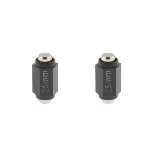 Image of 2 set of Outside Micrometer Caliper Standard Calibration Measuring Rod Bar 25 mm