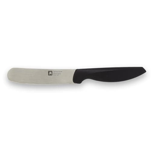 Image of Richardson Sheffield Carded Butter Spreader, 18/0 Stainless Steel, Dishwasher Safe, Mirror Finish, ABS Handle