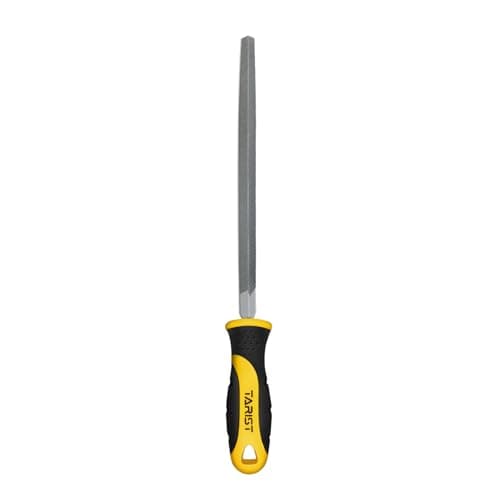 Image of TARIST 8 inch Triangular Metal File, Professional Carbon Steel Triangle File, Tool Sharpener for Professionals and DIY
