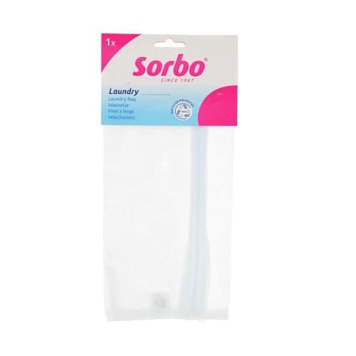 Image of Sorbo Laundry Bag, 100% Recycled Polyester, Perfect for Protecting Delicate and Smaller Items of Clothing, Strong and Durable, Laundry Essential, 30 x 40cm