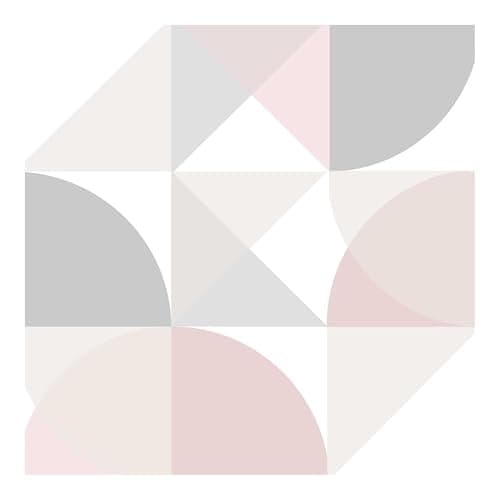 Image of Boutique Graphic Retro Circle Pink and Rose Gold Geometric Wallpaper (was £23.99)