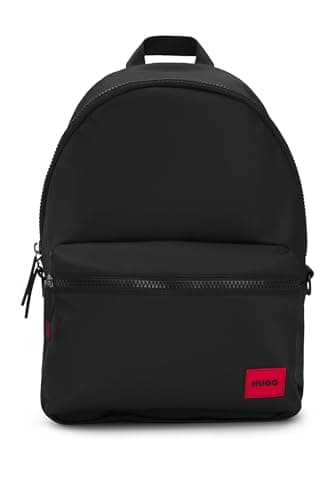 Image of HUGO Mens Ethon 2.0N Backpack Backpack with red logo label Size One Size