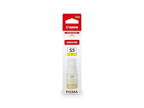 Image of Canon GI-55Y Yellow Ink Bottle - Genuine Ink - Compatible MAXIFY GX1050/GX2050