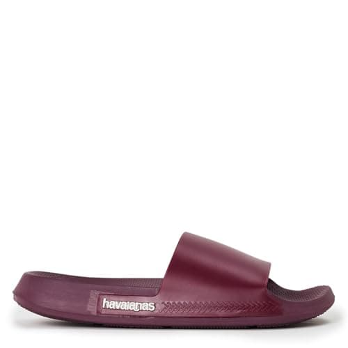 Image of Havaianas HAV. Slide Classic Amazonia 33 34 Flip Flops Girls Purple Soil 1-2 UK Child