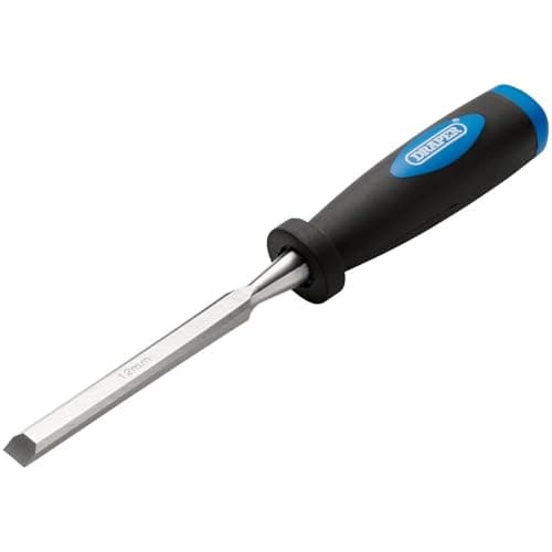 Image of Draper 83285 12 mm Bevel Edge Wood Chisel - Silver