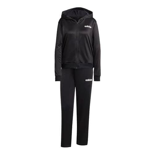 Image of adidas Women's ESSENTIALS LINEAR TRACKSUIT, black, S
