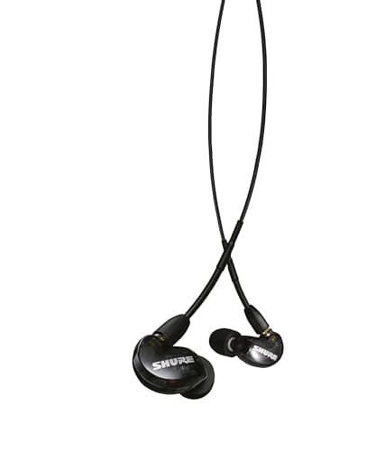Image of Shure SE215 PRO Wired Earbuds, Professional Sound Isolating Earphones with Clear Sound, Deep Bass, Secure in-Ear Fit, Carrying Case, Black (SE215-K)