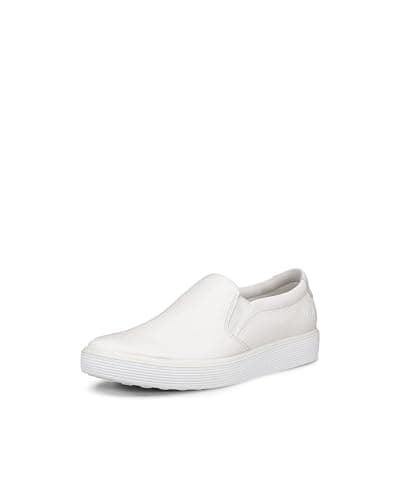 Image of ECCO Women's Soft 60 Premium Slip-on Sneaker, White, 6/6.5 UK