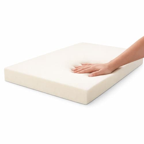 Image of Orthopaedic Memory Foam Mattress Topper for Back & Joint Pain Relief, Pressure-Relieving Comfort Foam, Standard UK Sizes – UK Made (Small Single 190 x 76 x 2.5cm)