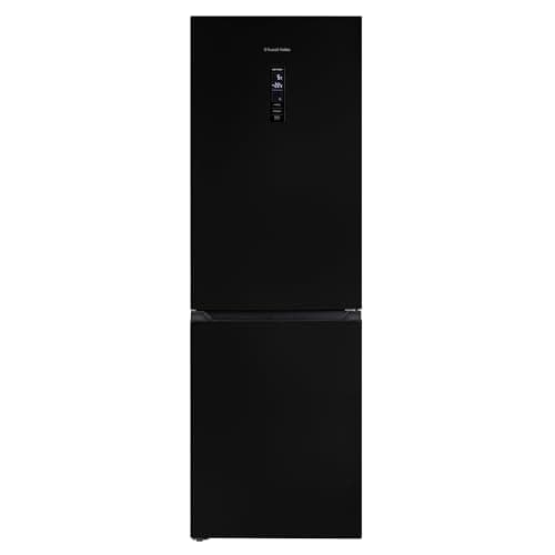 Image of Russell Hobbs Freestanding Fridge Freezer Frost Free 323 Litre Black 184cm Tall 60cm Wide Total No Frost 70/30, 219L Fridge Space, 104L 4 Star Freezer, 2 Year Registered Guarantee RH184FF602C1B