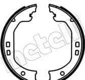 Image of Metelli Brake Shoe Set Parking Brake 53-0742 GHIBLI III (M157) 30 mm