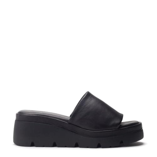 Image of Moda in Pelle Women's Namya Jet Black Leather 8