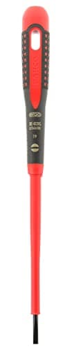 Image of Bahco BE-8220S Ergo Insulated Screwdriver for Slotted Head Screws, Multi-Colour, 222 mm