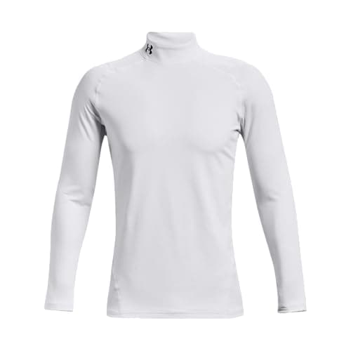 Image of Under Armour Men UA CG Armour Fitted Mock, Warm Base Layer Top for Men, Compression Shirt for Running, Skiing, Winter Cold Weather Fitness Top