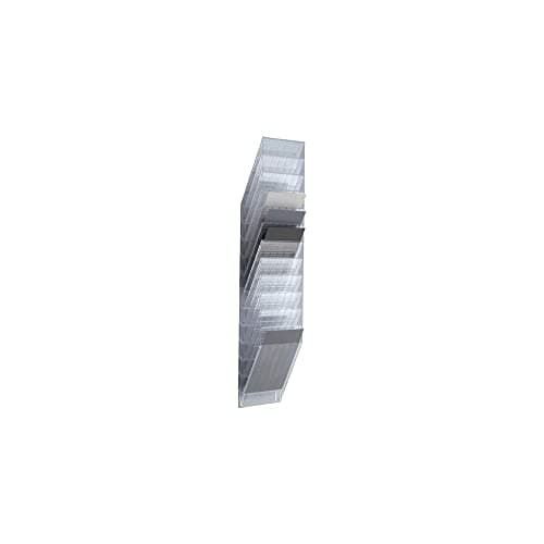 Image of Durable FLEXIBOXX 12 Literature Holder - A4 Portrait - Transparent - Wall Mounted Document Holder - Perfect For Flyers, Brochures, Magazines, etc