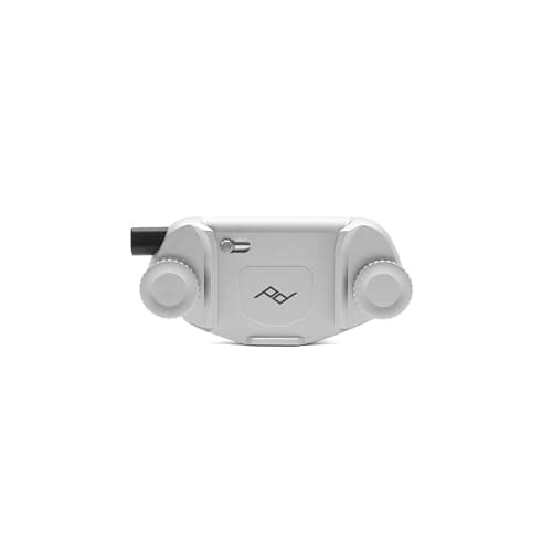 Image of Peak Design Capture Camera Clip V3 Solo, Silver Clip Only, Holds DSLR, Compact and Point and Shoot Bodies, Secure, Stable and Accessible, Attaches to Straps and Belts, Quick Release, 90kg Capacity