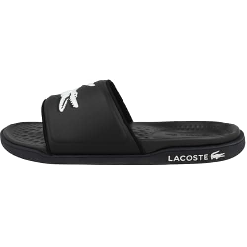Image of Lacoste 43CMA0020, Slides & sandals, BLK/WHT, 9 UK