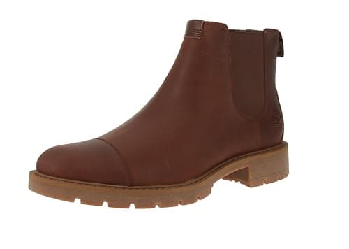 Image of Timberland Men's Woodhull Chelsea Basic Boots, Black Full Grain, 6.5 UK