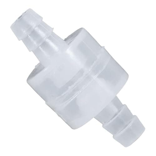 Image of Check Valve RV10, Transparent Check Valve for 9 mm Hose Diameter, Ideal for Condenser Pumps, Condenser Dryers and Dehumidifiers, High Stability and Easy Installation