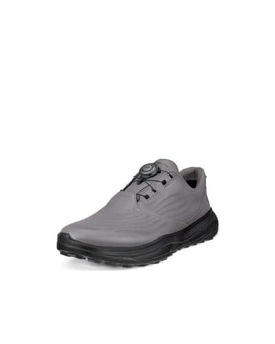Image of ECCO Men's Lt1 Boa Hybrid Waterproof Golf Shoe, Steel, 9.5/11 UK